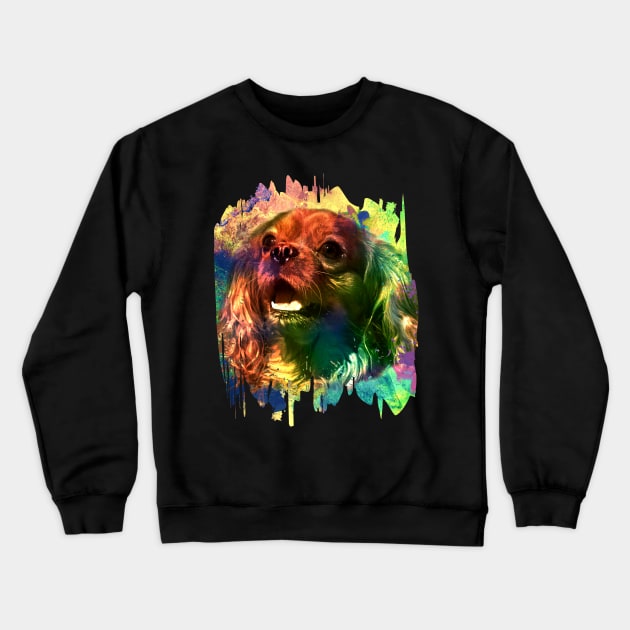 Cavalier King Charles Spaniel Crewneck Sweatshirt by Nartissima